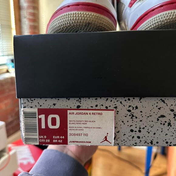 Air Jordan 4 Retro Fire Red 2012 - Picture 7 of 8